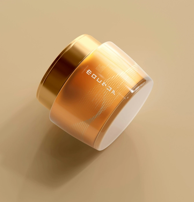 cream skin care product packaging